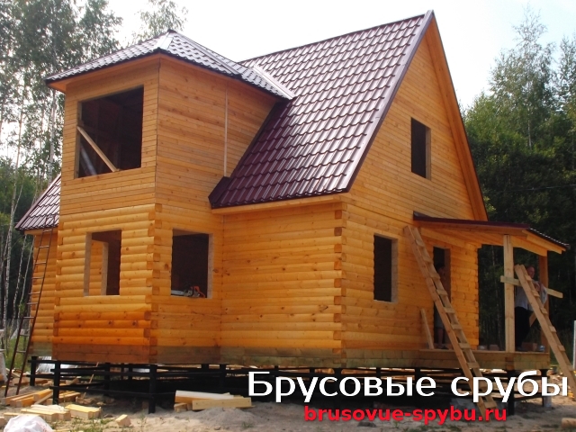 Дома из бруса под ключ из Пестово - проекты и цены на строительство домов в Москве
